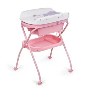 Bañera cambiador Bubble Rosa