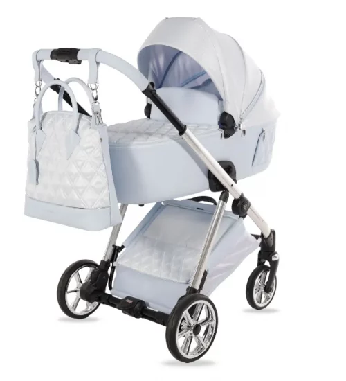 carro junama ellegante lamé azul