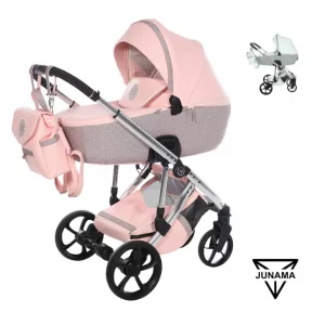 cochecito de bebé Junama Termo V3 Glitter Eco Cuero