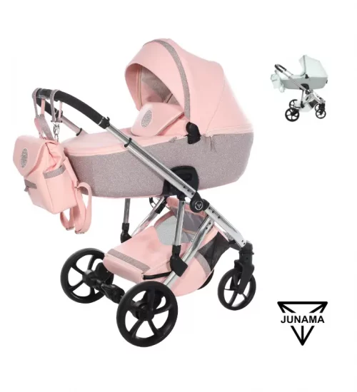 cochecito de bebé Junama Termo V3 Glitter Eco Cuero