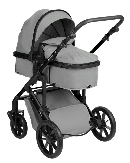 Cochecito Bebé Kikkaboo Darling Gris Claro - Imagen 10