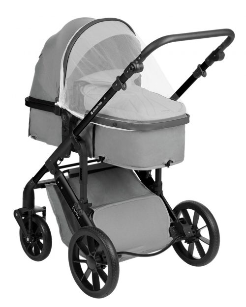 Cochecito Bebé Kikkaboo Darling Gris Claro - Imagen 9