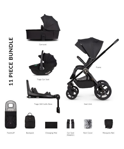 Cochecito Bebe Venicci Upline 2 Black - Imagen 3