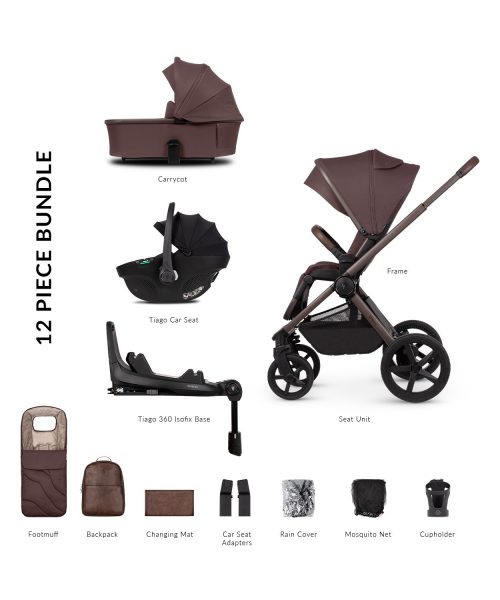 Cochecito Bebe Venicci Upline 2 Burgundy - Imagen 4