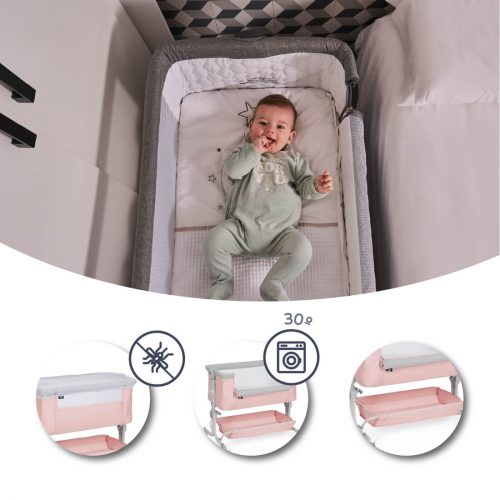 Minicuna Colecho Comfy Rosa - Imagen 4