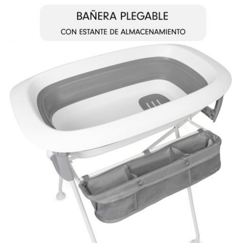 Bañera Bebé Plegable Con Soporte y Reductor Vera - Imagen 5