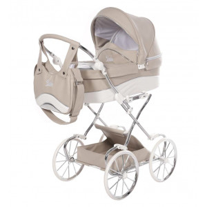 Cochecito Muñecas Junama Mini Lulla Beig
