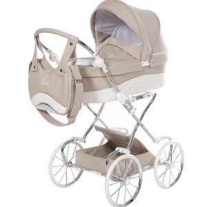 Cochecito Muñecas Junama Mini Lulla Beig