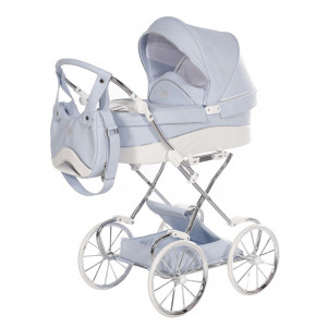 Cochecito Muñecas Junama Mini Lulla Celeste