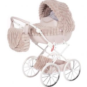 Cochecito De Muñecas Junama Muffy Rosa