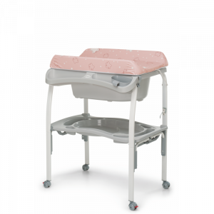 Bañera Con Cambiador Brevi Pratico Rosa