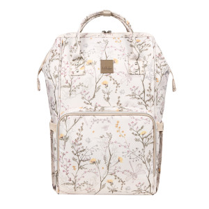 Mochila Maternal Siena Luxe Secret Garden Beige