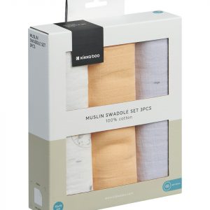 Juego De Muselina 3 uds 75x75 cm Hedge-hugs