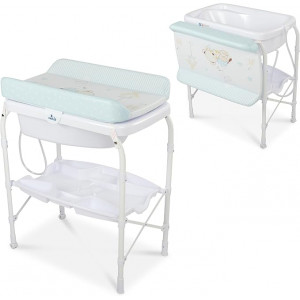 Bañera Con Cambiador Plegable Toral Valeria Verde