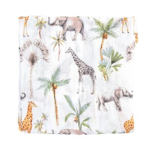 Muselina Bambú 120x120cm Africa Bimbidreans