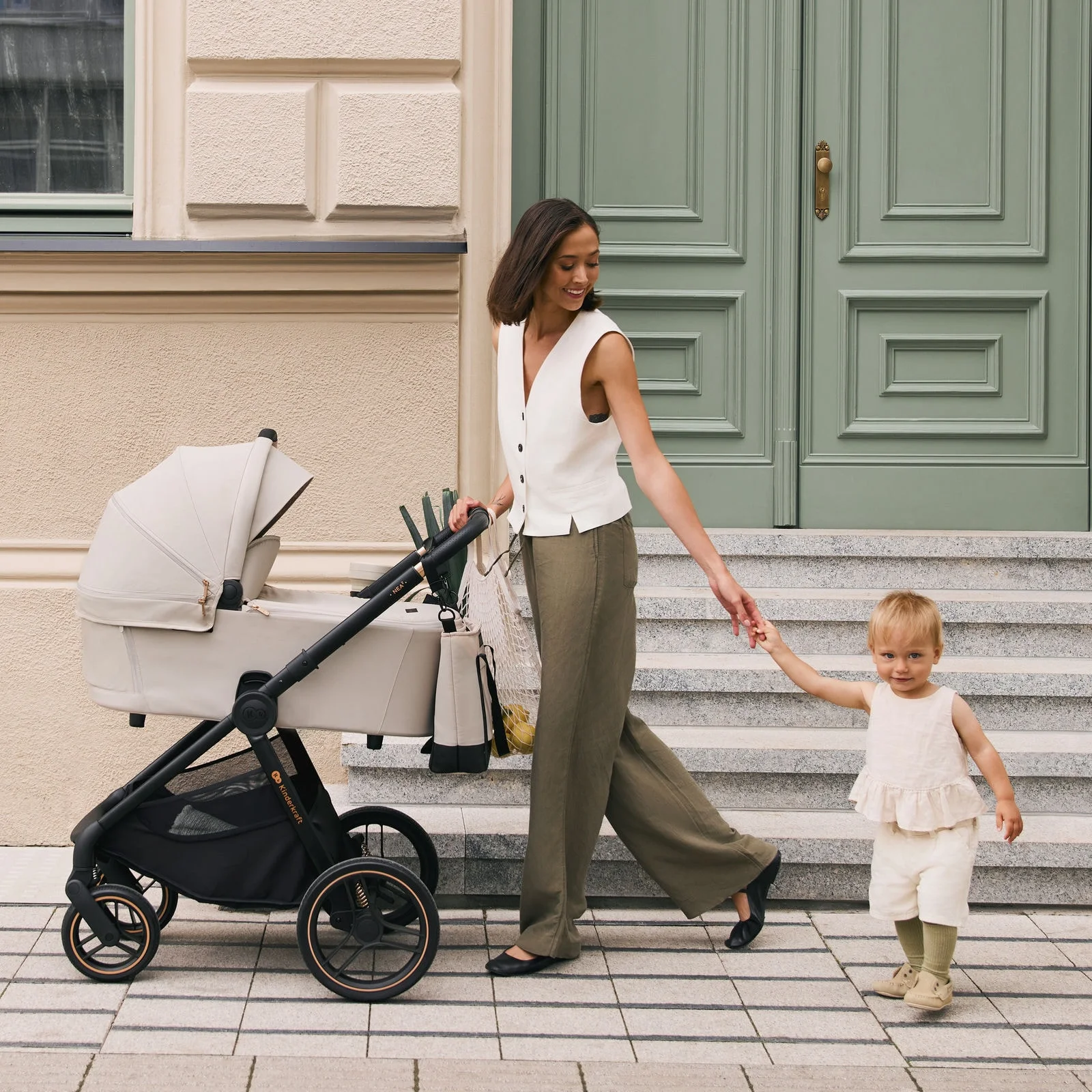 Carrito bebé multifuncional NEA 2 Beig - Imagen 18