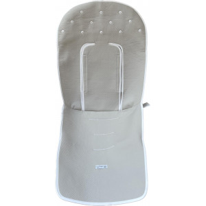 Colchoneta de Silla Topos Gris de Rosy Fuentes