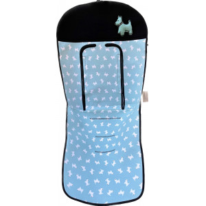 Colchoneta de Silla Azul Dog de Rosy Fuentes