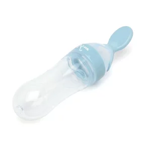 Cuchara Alimentadora Para Bebés Azul