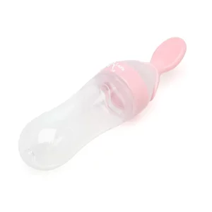 Cuchara Alimentadora Para Bebés Rosa Claro