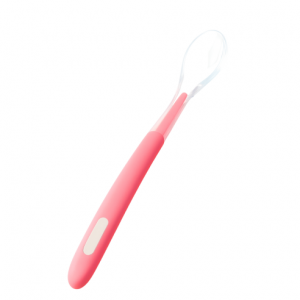 Cuchara Silicona Step 1 Rosa Kiokids