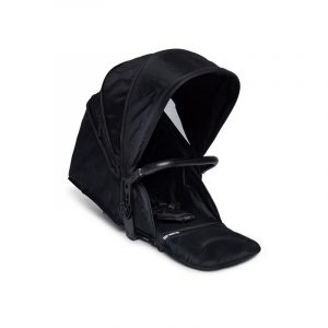 BABY MONSTERS EASY TWIN 4 HAMACA REVERSIBLE NEGRA CON CAPOTA NEGRA