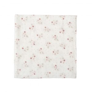 Muselina Bambú 120x120cm Stars Rosa Bimbidreans