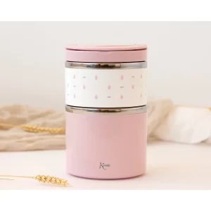 Termo 930 ml Acero Inoxidable Kiokids Rosa