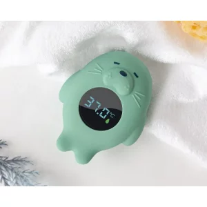 Termómetro eléctrico digital gris para bebés