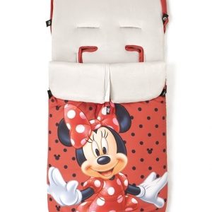 Saco Universal Silla Paseo Invierno Minnie Rojo