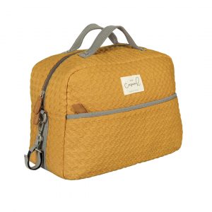 Bolso maternal Paseo Croché Ocre Bimbi Casual