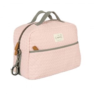 Bolso maternal Paseo Croché Rosa Bimbi Casual