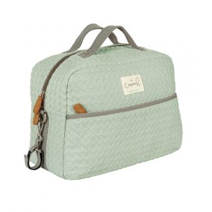Bolso maternal Paseo Croché Verde Bimbi Casual